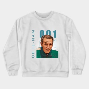 SQUID GAME PLAYER 001 Oh Il Nam Crewneck Sweatshirt